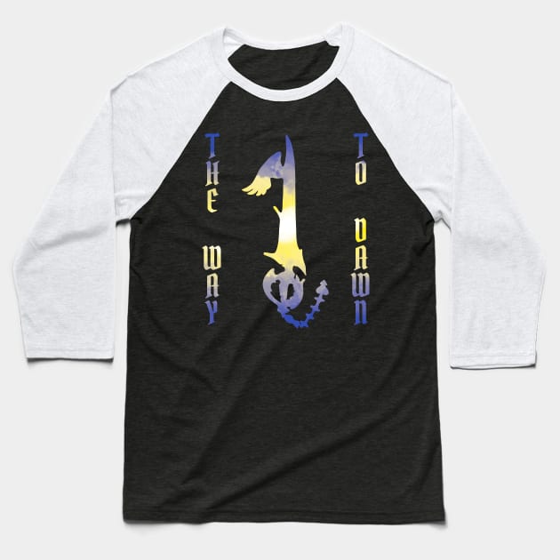 Kingdom Hearts Riku 'The Way To Dawn' Baseball T-Shirt by GysahlGreens